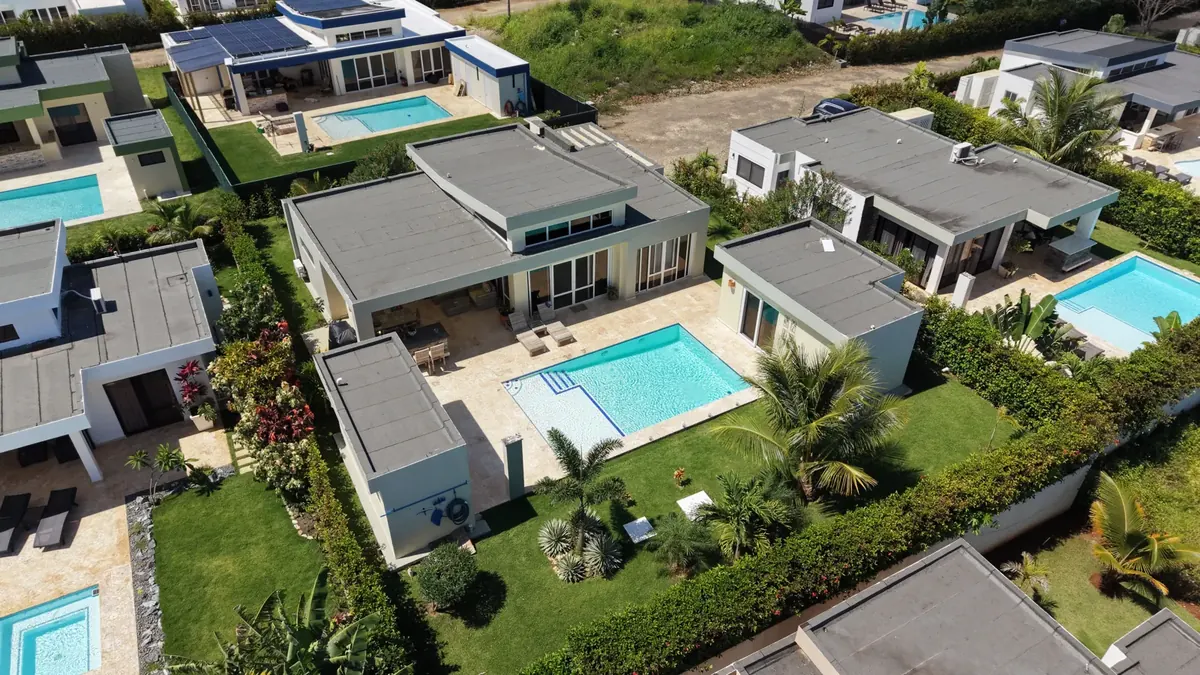 Casa Linda villa with private pool from above
